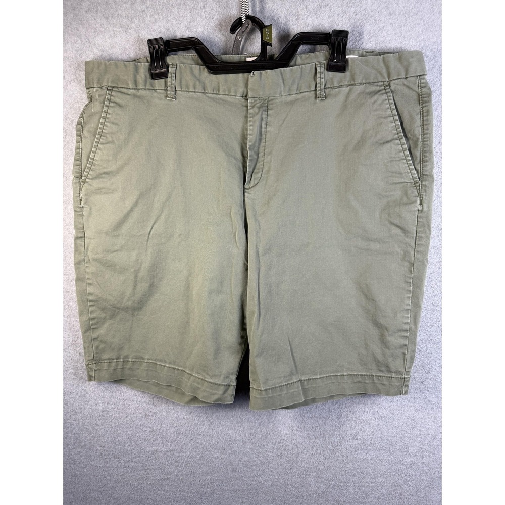 Gap Shorts Womens 18 Green Twill Bermuda Chino Flat Front Casual Pockets Summer